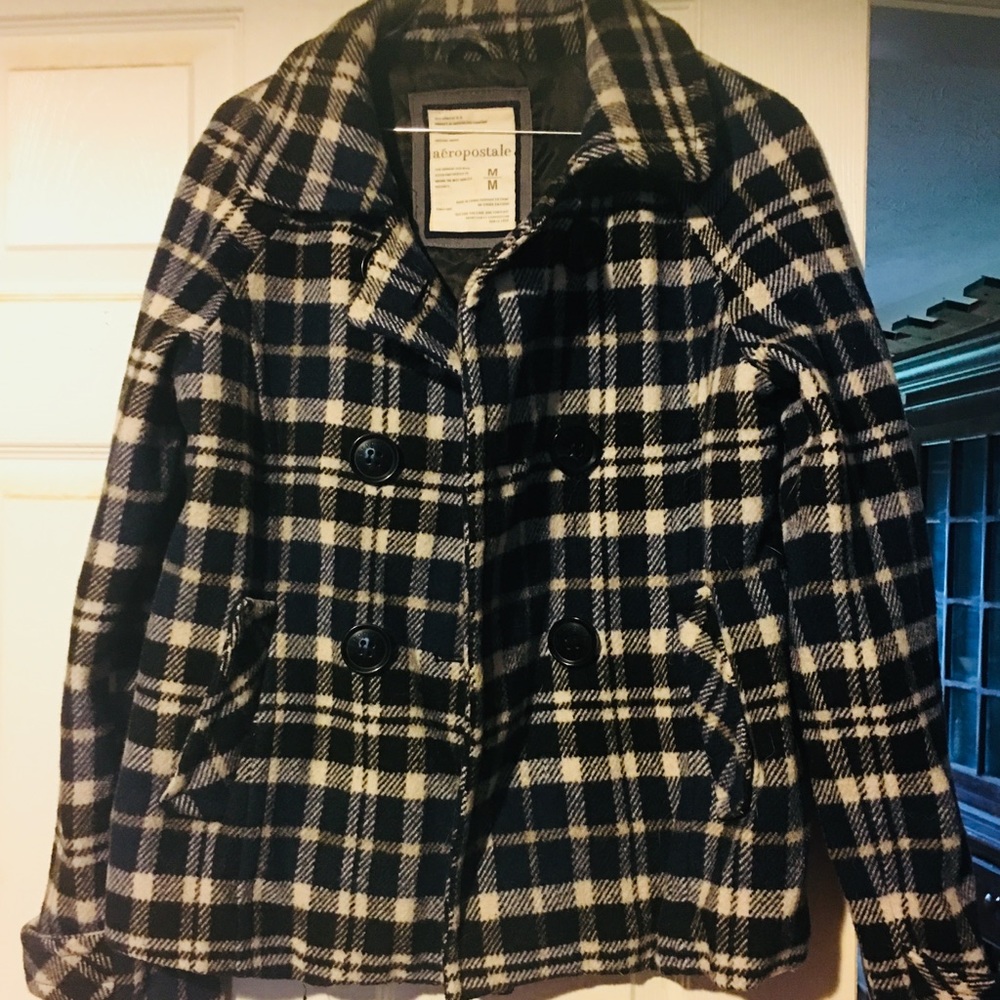 Aeropostale Plaid Women’s Jacket. Size Medium.